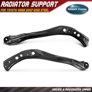 2x Left & Right Upper Radiator Support Brace Tie Bar for Toyota Yaris 4dr Steel - Bild 1 von 9