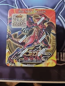 Yugioh Red Nova Dragon Tin 2010 Sealed - Picture 1 of 6