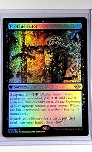 2021 MTG Magic the Gathering Modern Horizons 2 MH2 Foil #97 Profane Tutor - Picture 1 of 3
