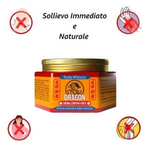 Dragon Crema Lenitiva Forte, Elimina Dolori Articolari E Cervicale 100%Naturale - Foto 1 di 6