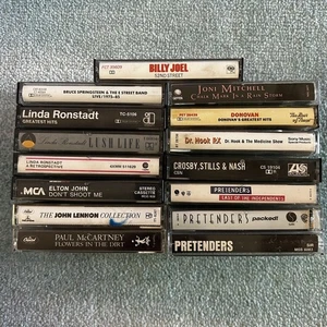 Cassette Tape Lot Billy Joel Elton John Paul McCartney Crosby Stolls Nash Joni - Picture 1 of 24