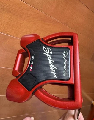 TaylorMade Spider TOUR RED Putter / 34 Inches / Right Hand with head cover - Image 1 of 4