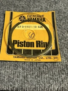 NOS Yamaha  1977-80 ET250 Piston Rings 8F3-11601-10  1st Oversize 0.25 - Bild 1 von 2