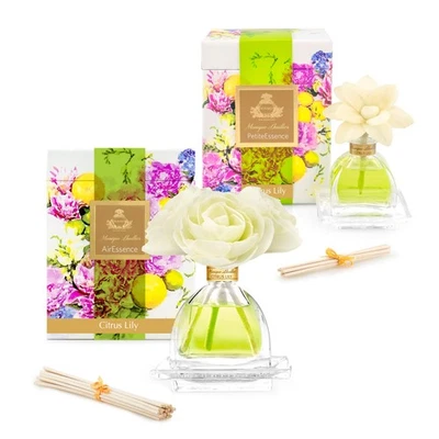 AirEssence & PetiteEssence Flower and Reed Diffuser Set, Luxury Home Fragranc... - Image 1 of 4
