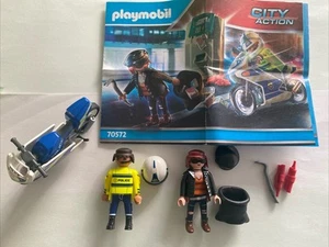 Playmobil City Action Bank Rober Chase Building Set 70572 Incomplete - Picture 1 of 6