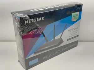Netgear Nighthawk AC1900 WiFi VDSL/ADSL Modem Router D7000 606449109092 - Picture 1 of 6