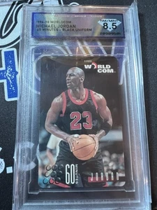 1996-98 Michael Jordan Chicago Bulls Black Jersey WorldCom Phone Card DSG 8.5 - Bild 1 von 2