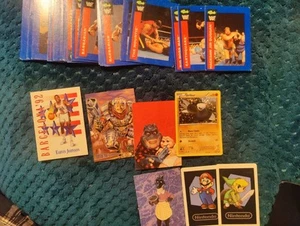 Mixed Lot Of 90s Cards- WWF Cards , Dinoy Card.  Earvin Jonson  Barcelona Card , - Picture 1 of 4