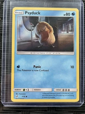 Pokemon -  Detective Pikachu -  Psyduck 7/18 - Holo rare - NM/LP - Image 1 of 2