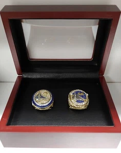 Kevin Durant - Golden State Warriors Championship 2 Ring Set With Display Box - Picture 1 of 4