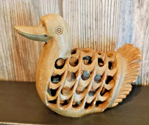 Royal Handcrafted Speckstein Ente mit Baby innen - Bild 1 von 4