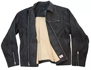 Rag & Bone Alex Jacket Made in USA of Japanese Selvedge Raw Denim Men's Sizes - Picture 1 of 22