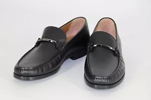 HUGO BOSS Mokassins, Mod. Riviera_Mocc_ltgr, Größe 42, US 9, Made in Italy, schwarz - Bild 1 von 10