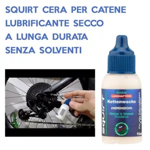 Squirt Cera Lubrificante Secco a lunga durata per catene 15 ml - Foto 1 di 1