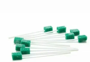 DenTips Mundabstriche, grün, 10er Pack - Bild 1 von 2