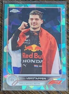 Max Verstappen 2022 Topps Chrome Sapphire Formula 1 Aqua Variation #19/99 #1 - Foto 1 di 2