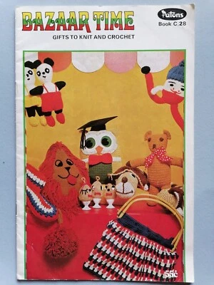 BAZAAR TIME, Gifts to Knit and Crochet - PATONS Book 28 - Image 1 of 4
