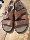 Mephisto Mens Sandals  Brown Air Relax Shock Absorber 47 Us 13 Leather