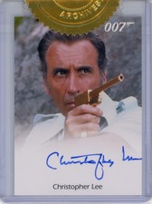 2017 Rittenhouse James Bond Final Edition Christopher Lee Full Bleed Autograph