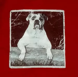 vintage Pitbull Dog Old Navy Black White Photo t shirt M NEW bulldog animal - Picture 1 of 5