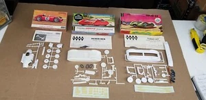 3-1964-1965 Hawk 1:32 Torque Reaction Bonneville-Sebring-Ferrari Models MIB Up2 - Picture 1 of 4