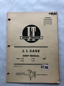 ESTUCHE OB50 I&T Shop Manual de Servicio C-25 430 470 530 570 630 - Imagen 1 de 4