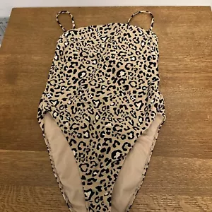 Costume da bagno donna Hollister Co. taglia L �� stampa animalier leopardato - pezzo unico - Foto 1 di 5
