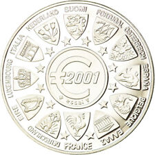 [#714735] Frankreich, Medaille, L'Europe, La Semeuse, 2001, UNZ, Copper-nickel