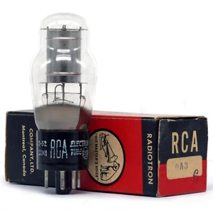 0A3 RCA NOS CANADA Tube Röhre Lampe TSF Valvula Valvola Valve 진공관 真空管 电子管 - Imagen 1 de 1