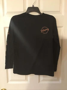 Billabong Youth Boys Tailored Fit Long Sleeve T-Shirt Black - SIZE M - Picture 1 of 2