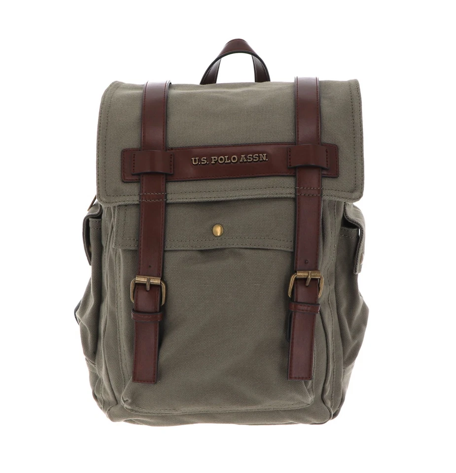 U.S. POLO ASSN. Lubbock Backpack Military Green - Imagen 1 de 4