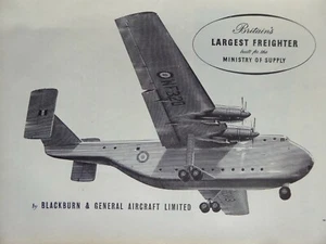 11/1951 PUB BLACKBURN GENERAL AIRCRAFT UNIVERSAL FREIGHTER ORIGINAL ANZEIGE - Bild 1 von 1