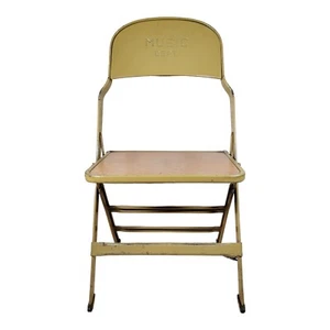Clarin Folding Metal School Chair Music Department VTG MCM - Picture 1 of 22