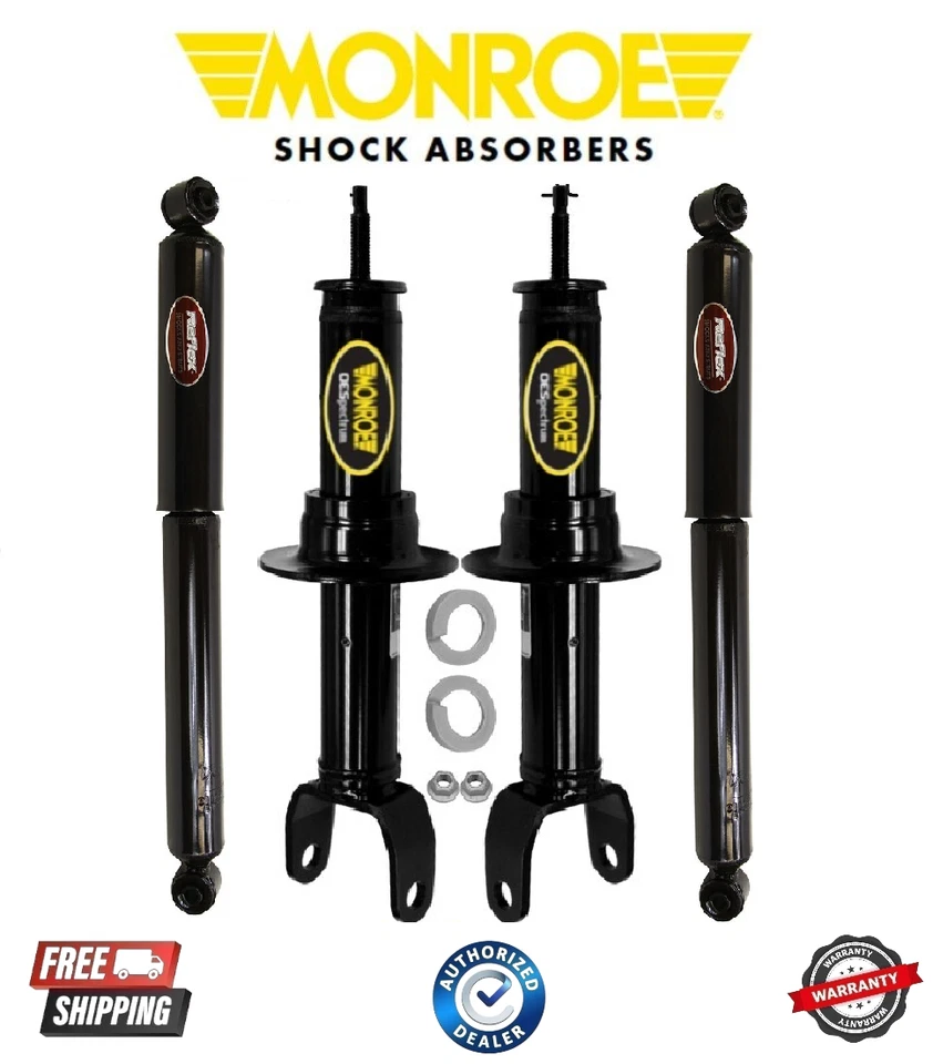 Amortiguador completo Monroe delantero Strut-OESpectrum y trasero reflejo para RAM Dakota 2011 Foto 1 de 1