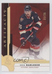 2016-17 Upper Deck Artifacts Stars Gold Spectrum /25 Erik Karlsson #117