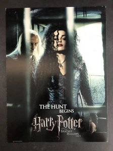 Harry Potter & The Deathly Hallows Part 1 Movie Poster 11.5x16 Bellatrix Lucious - Picture 1 of 1