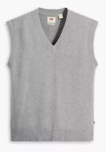 Levi’s Men’s Loose Fit Sweater Vest - Grey - MSRP $89.50 - Sz XL - Picture 1 of 4