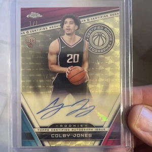 🤩 Colby Jones Certified Rookie Auto🔥 2024 Topps Chrome SUPERFRACTOR 1/1📈WOW - Picture 1 of 9