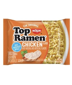 Nissin Top Ramen, sabor pollo 3 oz. Total 96 ct. ~ Garantizado Fresco - Imagen 1 de 5