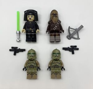 LEGO Star Wars BATTLE OF KASHYYYK Minifigure Lot Clone Trooper Luminara Unduli
