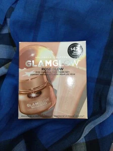 Glamglow Set ~Rose Glow Eye cream And Face Mask ~ New In Box ~ - Picture 1 of 8