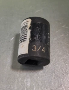 Grey Pneumatic *2024R 1/2" Drive x 3/4" Standard Impact Socket, 6 Point - Picture 1 of 2