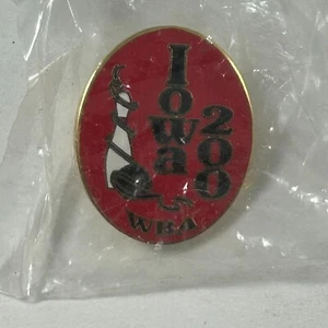 Iowa Women's Bowling Association Enamel Pin .75 in Iowa 200 - Picture 1 of 4