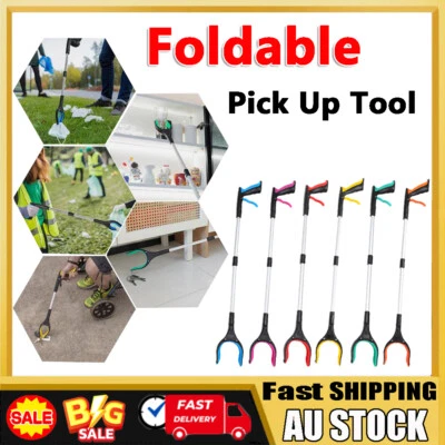 Foldable Drive Magnetic Handy Reacher Grabber Aid Pick up Long Reach Stick Tool - image 1 of 4