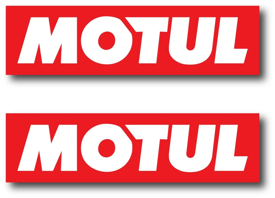 2X MOTUL OIL DECAL STICKER US MADE TRUCK VEHICLE CAR WINDOW - Image 1 of 1