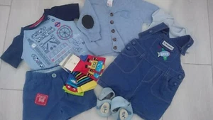 Nice 9x bundle summer clothes shorts top for baby boy newborn new baby 0-1 mths - Picture 1 of 2