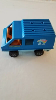 Unidad móvil Fisher Price #309 T.V. de colección Camión Foto 1 de 4