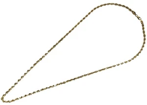 Nice 10kt "Solid" Rope Chain for Sale 25.19 GM 24" - Picture 1 of 3