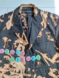 ISSEY MIYAKE Jacke Gr. MED *MASSGESCHNEIDERT* ERSTAUNLICH COOL ATEMBERAUBEND + EINZIGARTIGE ABZEICHEN - Bild 1 von 18