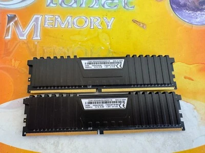 PC4-19200 16GB (2x8GB) DDR4 2400 NON ECC Desktop Memory CMK16GX4M2A2400C16 5.30 - Image 1 of 3